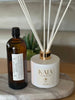 Reed Diffuser Refill Amber Bottle with White Reed Diffuser