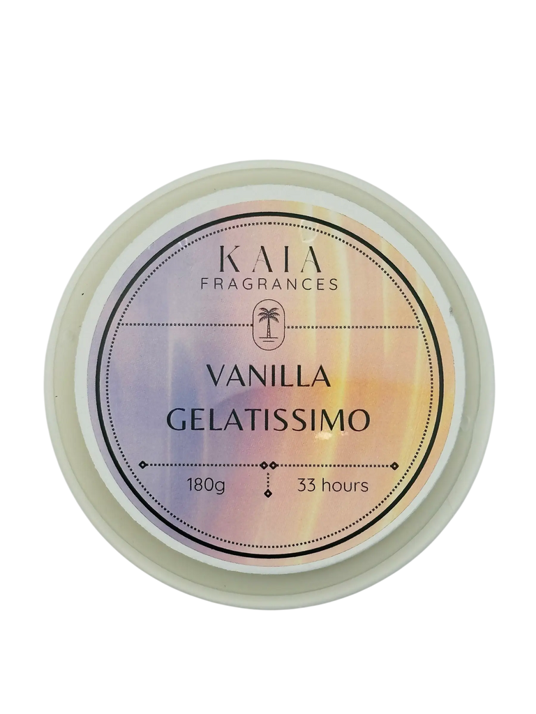 Vanilla Gelatissimo - Coco Soy Wax Candle KAIA Fragrances