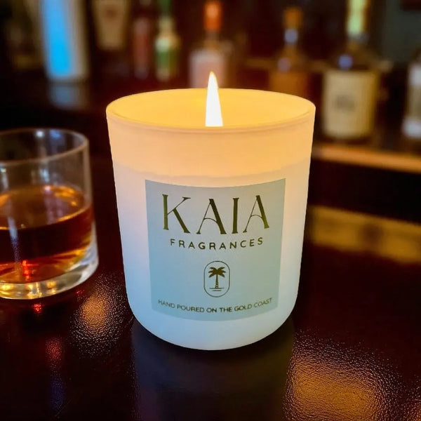 Bourbon & Leather Coco Soy Wax Candle 