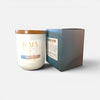 KAIA Balance cocosoy candle with wooden lid and packaging
